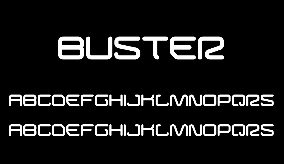 Buster font