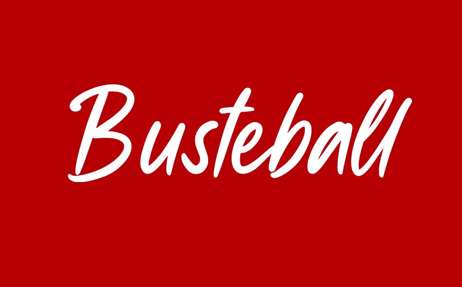 Busteball font big