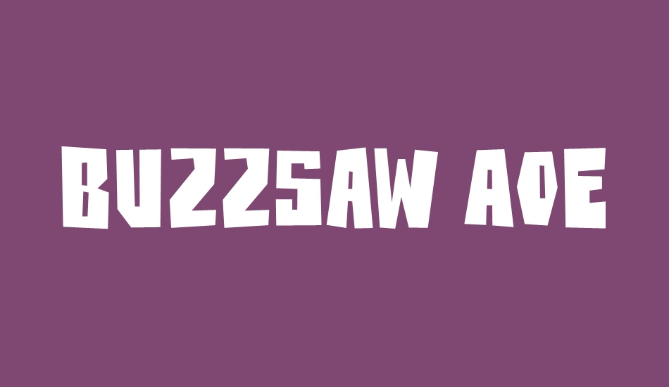 BuzzSaw AOE font big