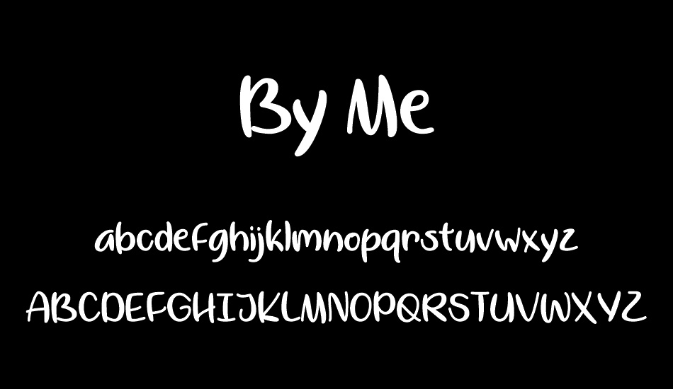 By Me font