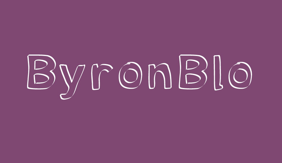 ByronBlock font big