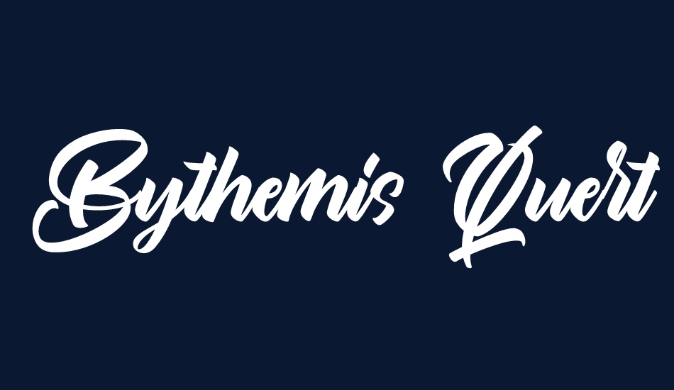 Bythemis Quertas Personal Use 1 font big