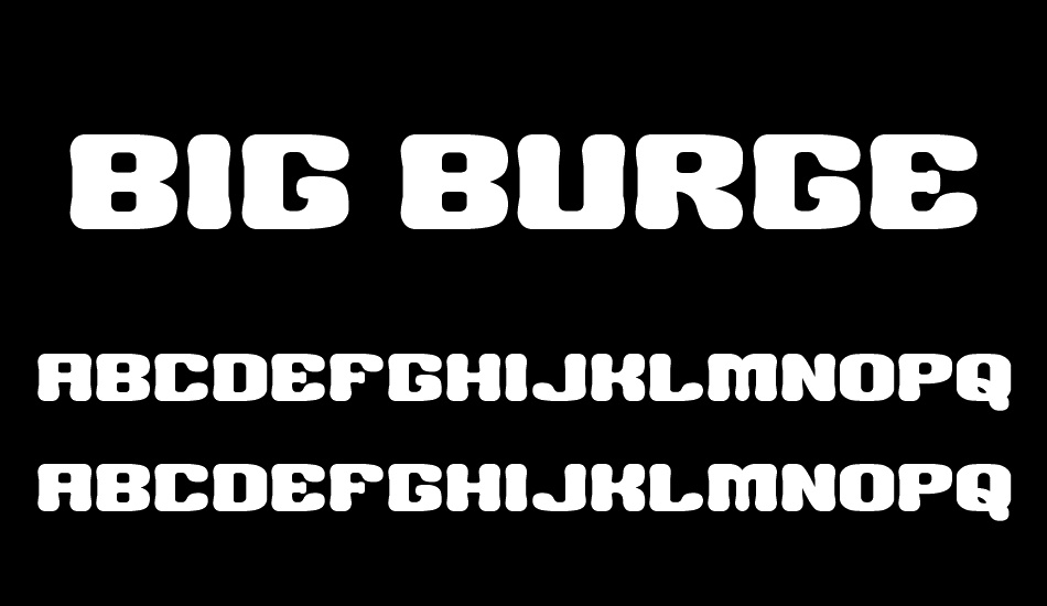 BIG BURGER__G font