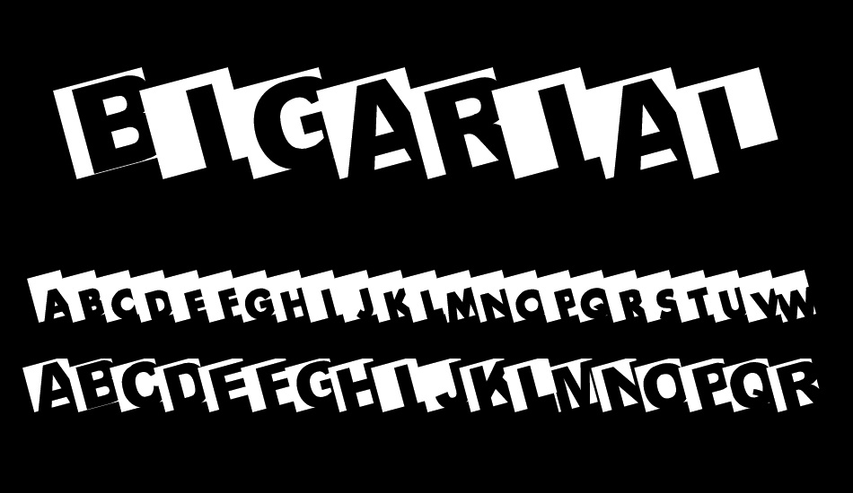 BIGARIALLEFT font