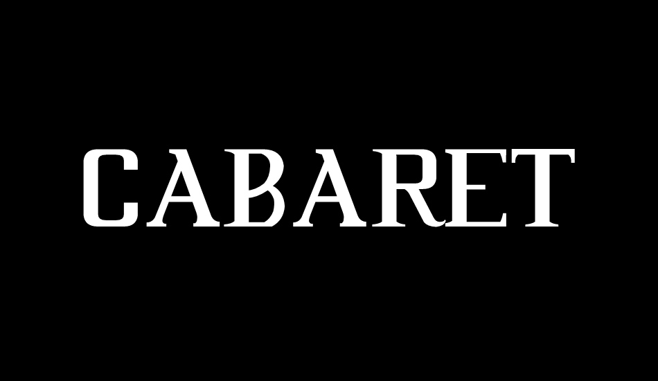 Cabaret font big