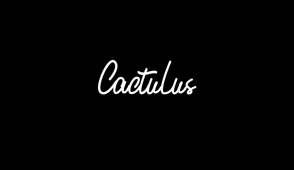 Cactulus font big