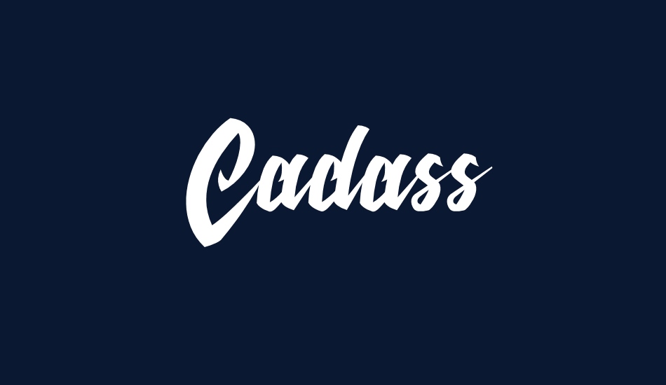 Cadass Demo font big