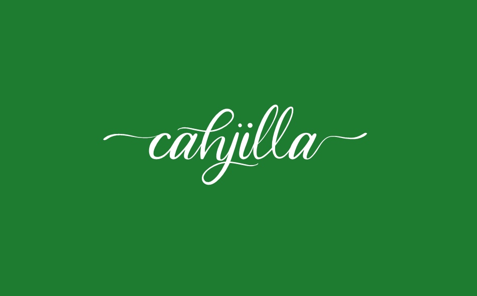 Cahjilla font big