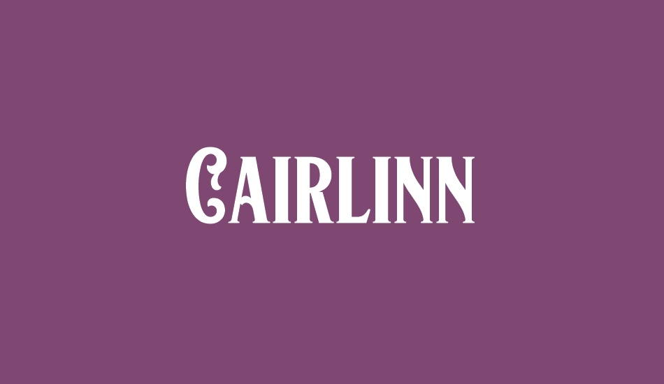 Cairlinn font big