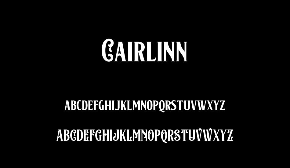 Cairlinn font