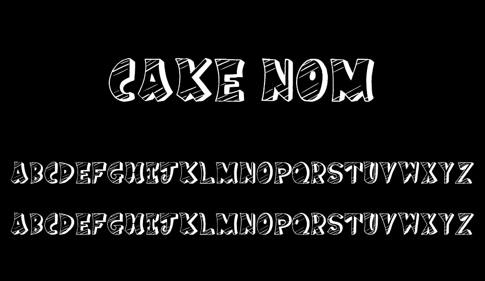 Cake Nom font