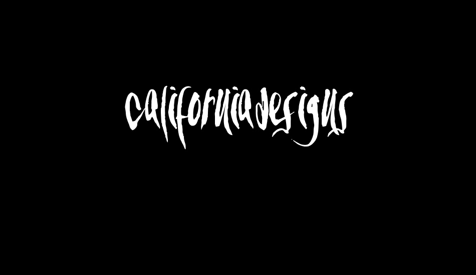 CaliforniaDesigns font big