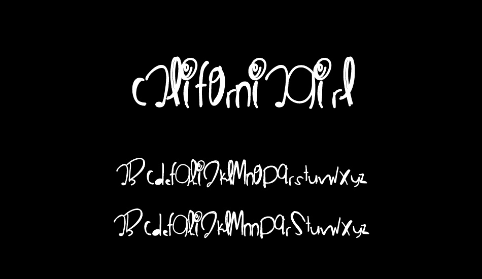 CaliforniaGirl font