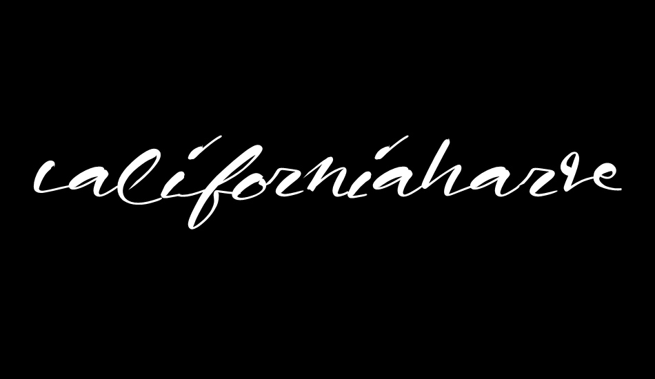 CaliforniaHarvest font big