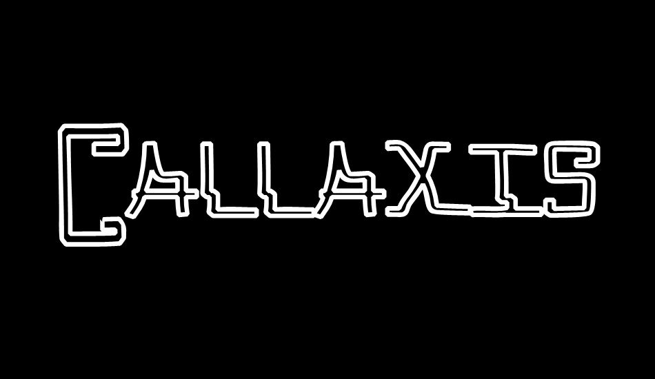 Callaxis font big