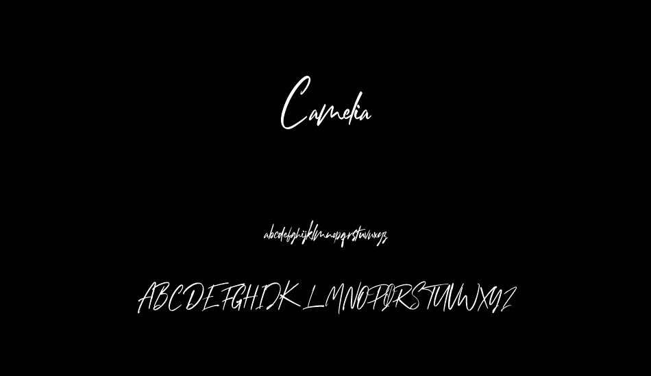 Camelia font