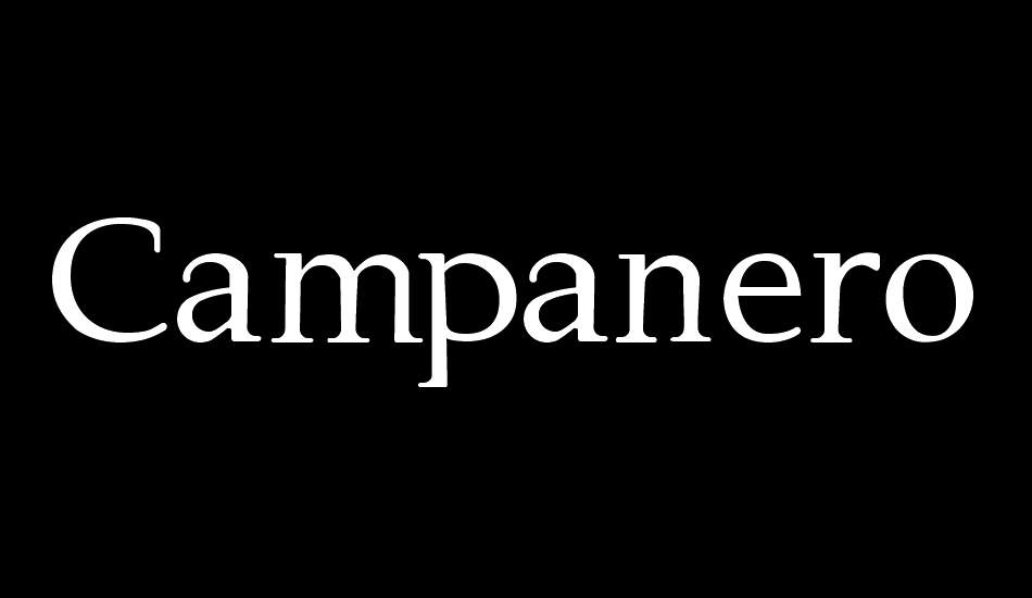 Campanero font big