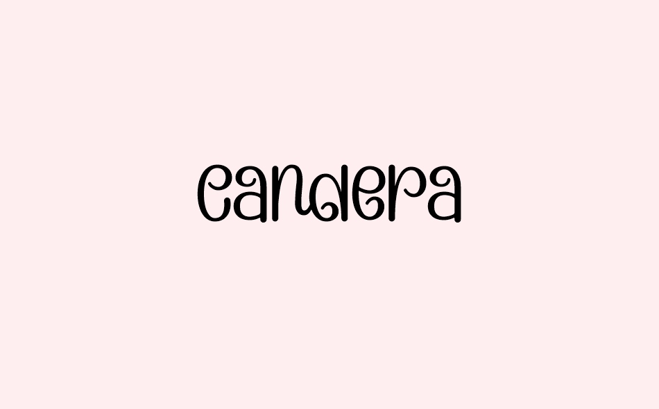 Candera font big