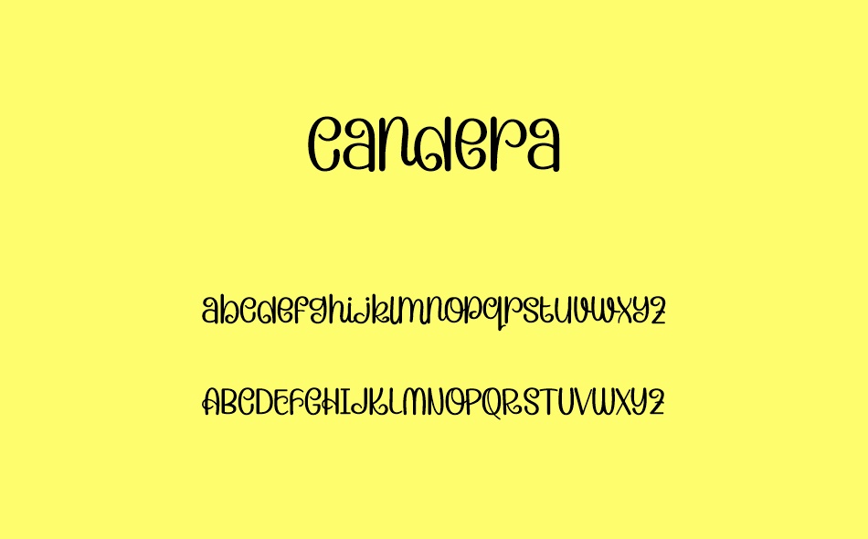 Candera font