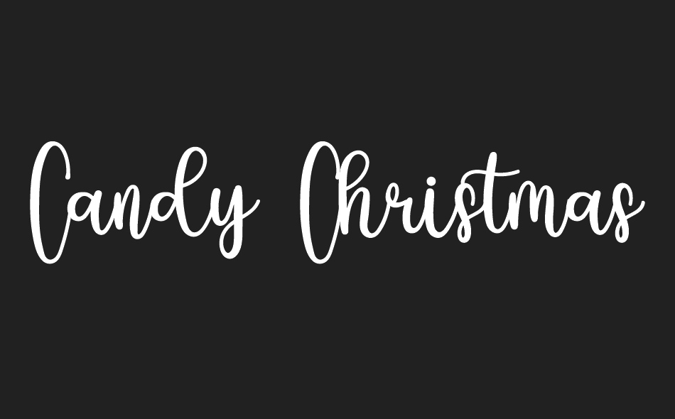 Candy Christmas font big