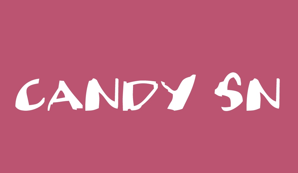 Candy Sniper font big