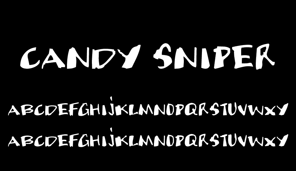 Candy Sniper font