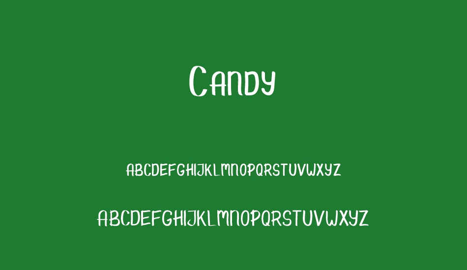 Candy font