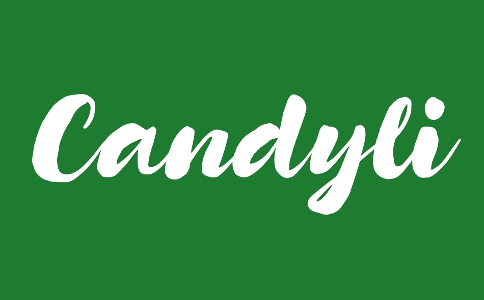 Candylicious font big