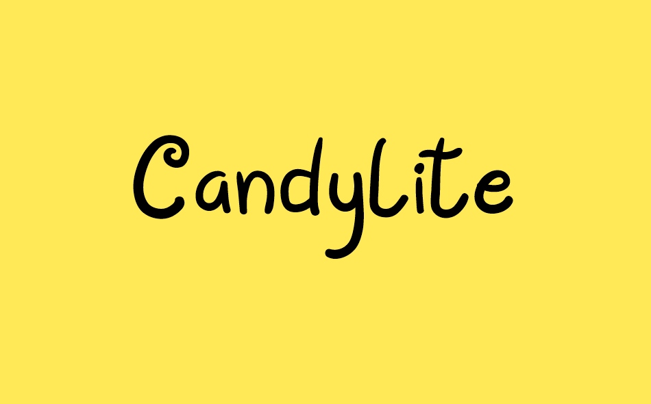 Candylite font big