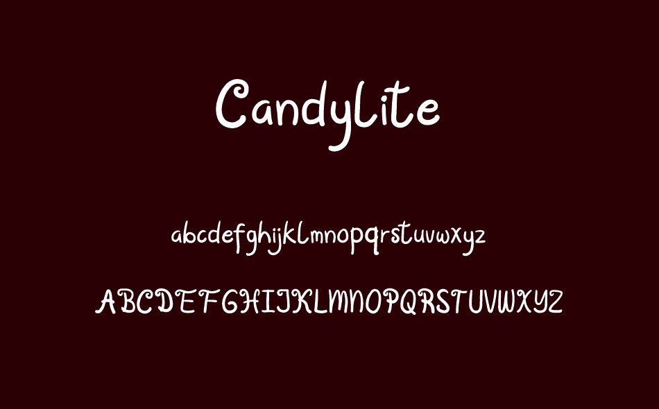 Candylite font