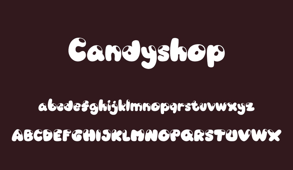 Candyshop font