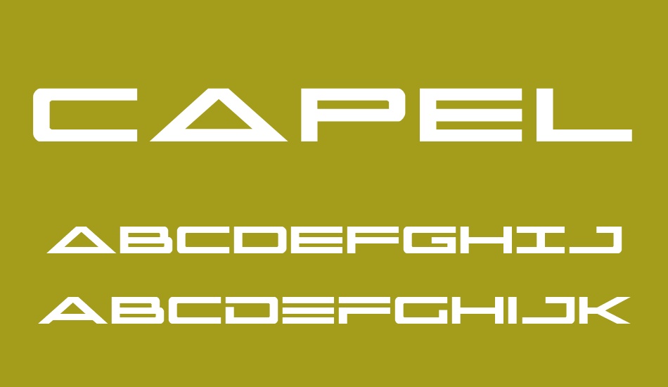 Capella font