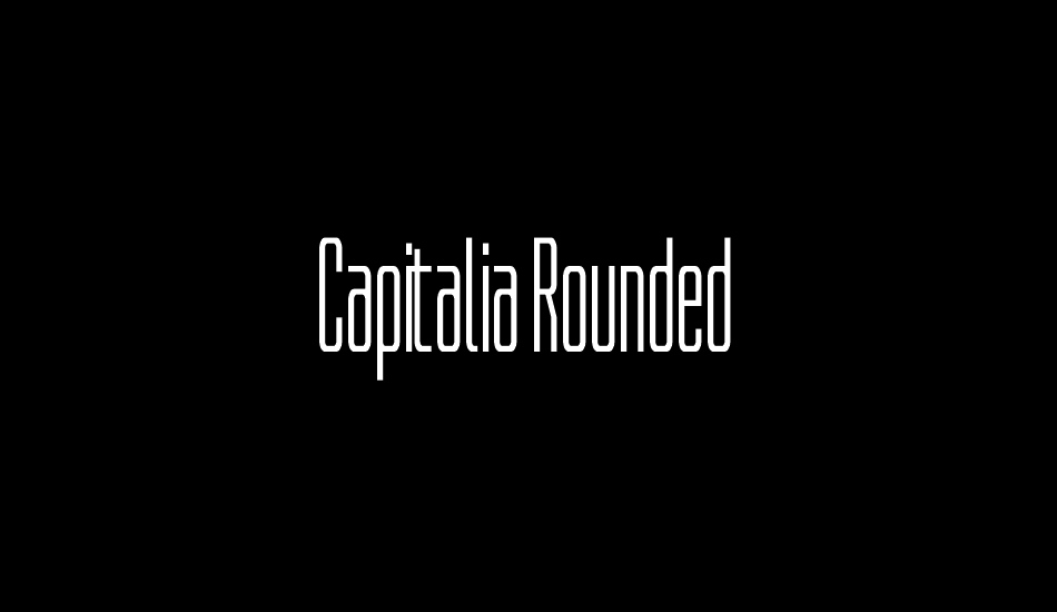 Capitalia Rounded font big