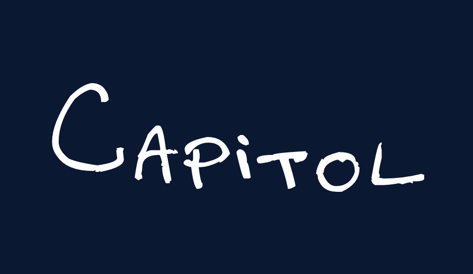 Capitol Chase font big