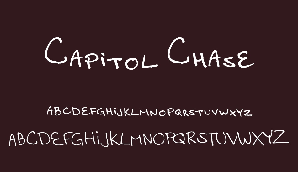 Capitol Chase font