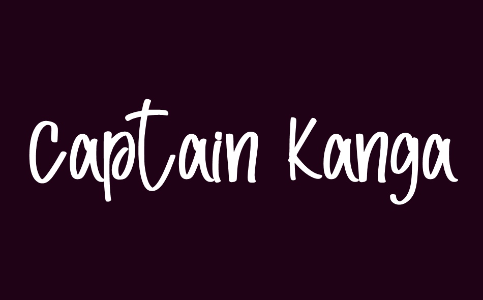 Captain Kangaroo font big