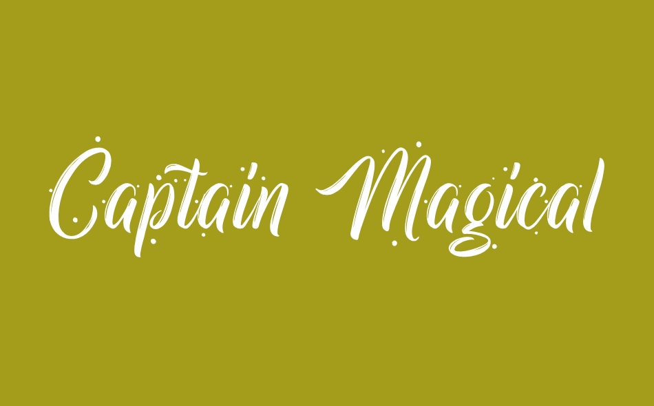 Captain Magical font big