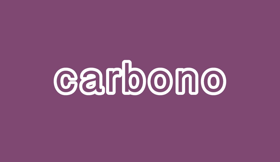 carbono font big