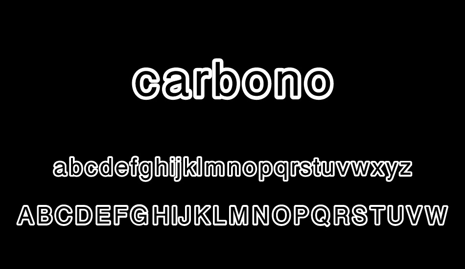 carbono font