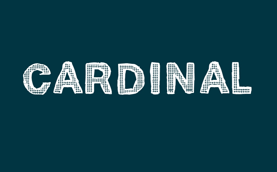 Cardinale 370 font big