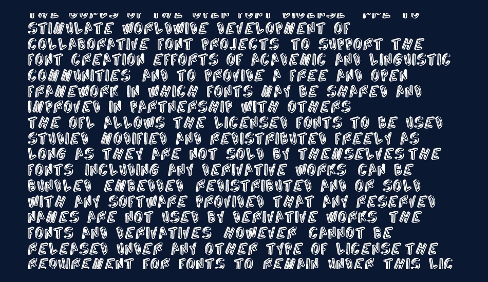 Cargante tfb font 1