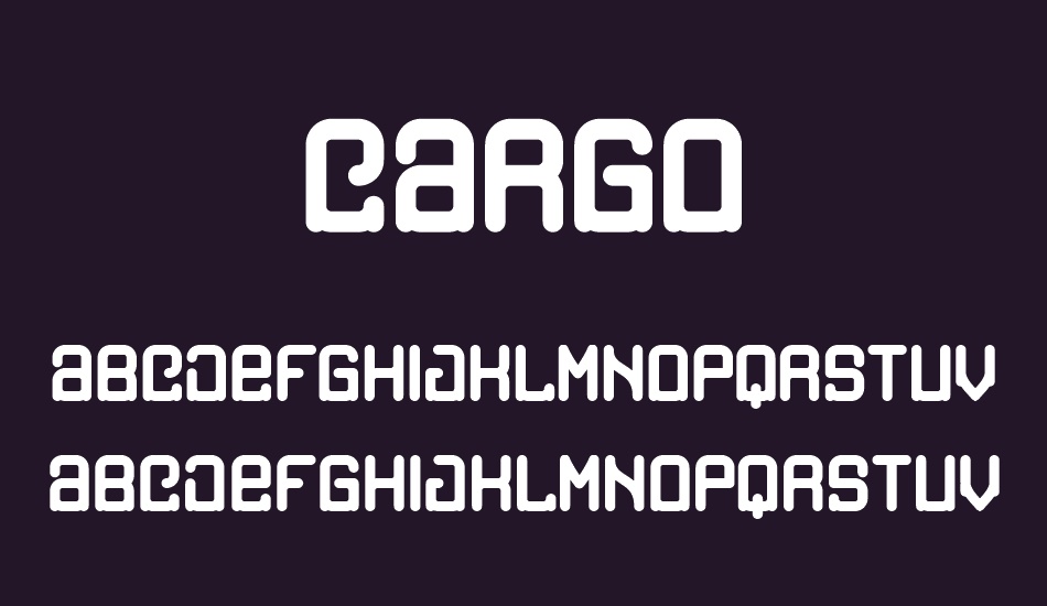 Cargo font