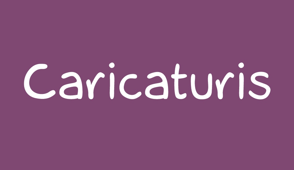 Caricaturista font big