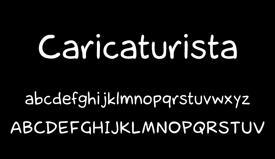 Caricaturista font