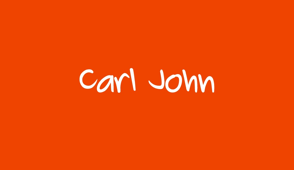 Carl John font big