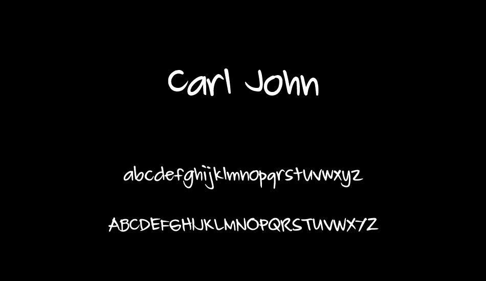 Carl John font