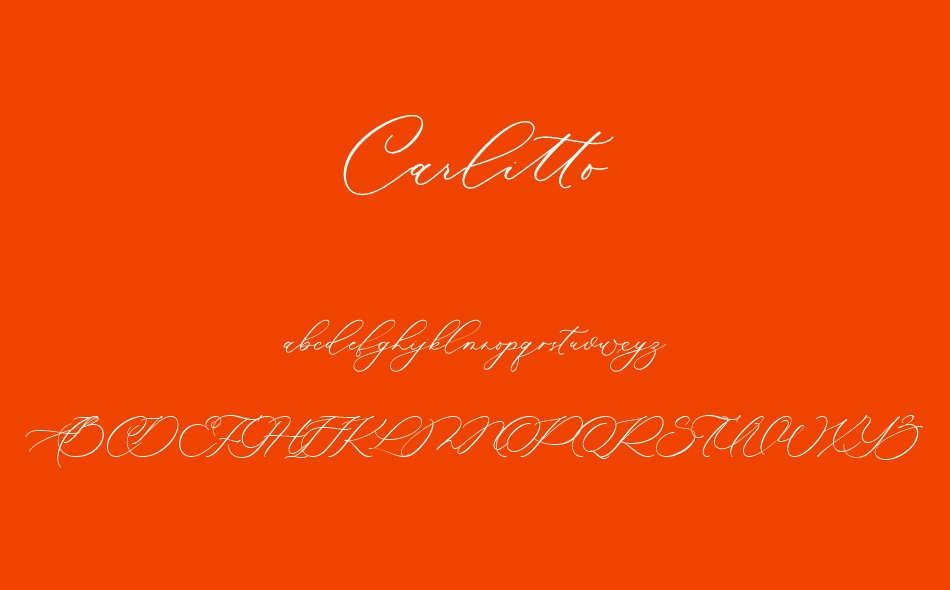 Carlitto font