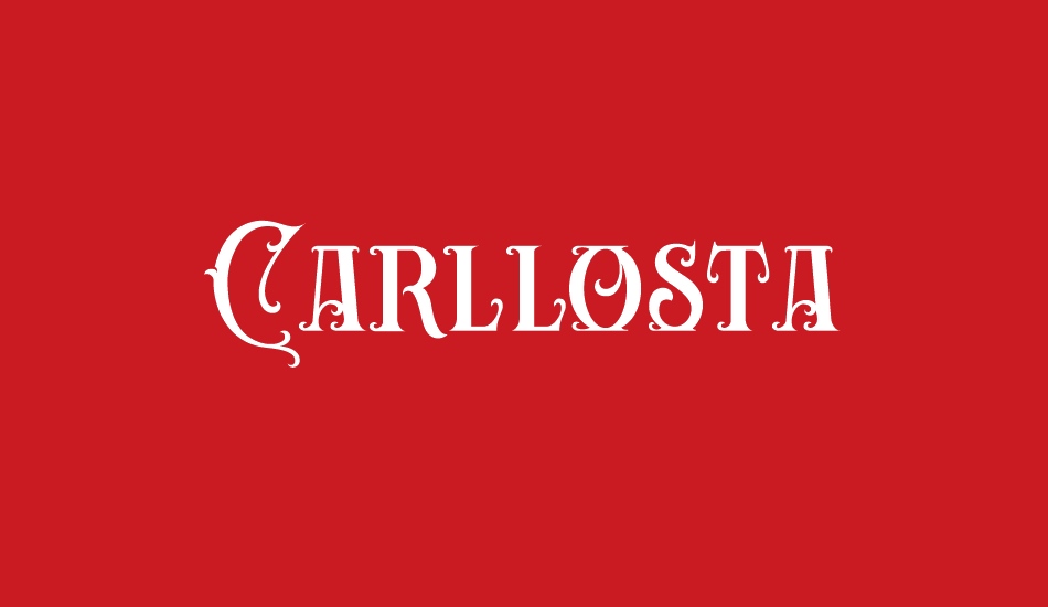 Carllosta DEMO font big