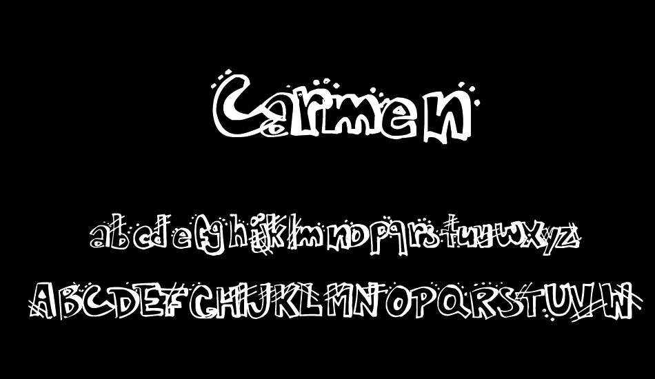 Carmen font