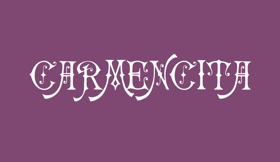 Carmencita font big